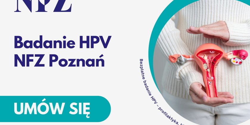 Model macicy w dłoniach kobiety - Badanie HPV na NFZ w Centrum Medycznym neoMedica w Poznaniu.